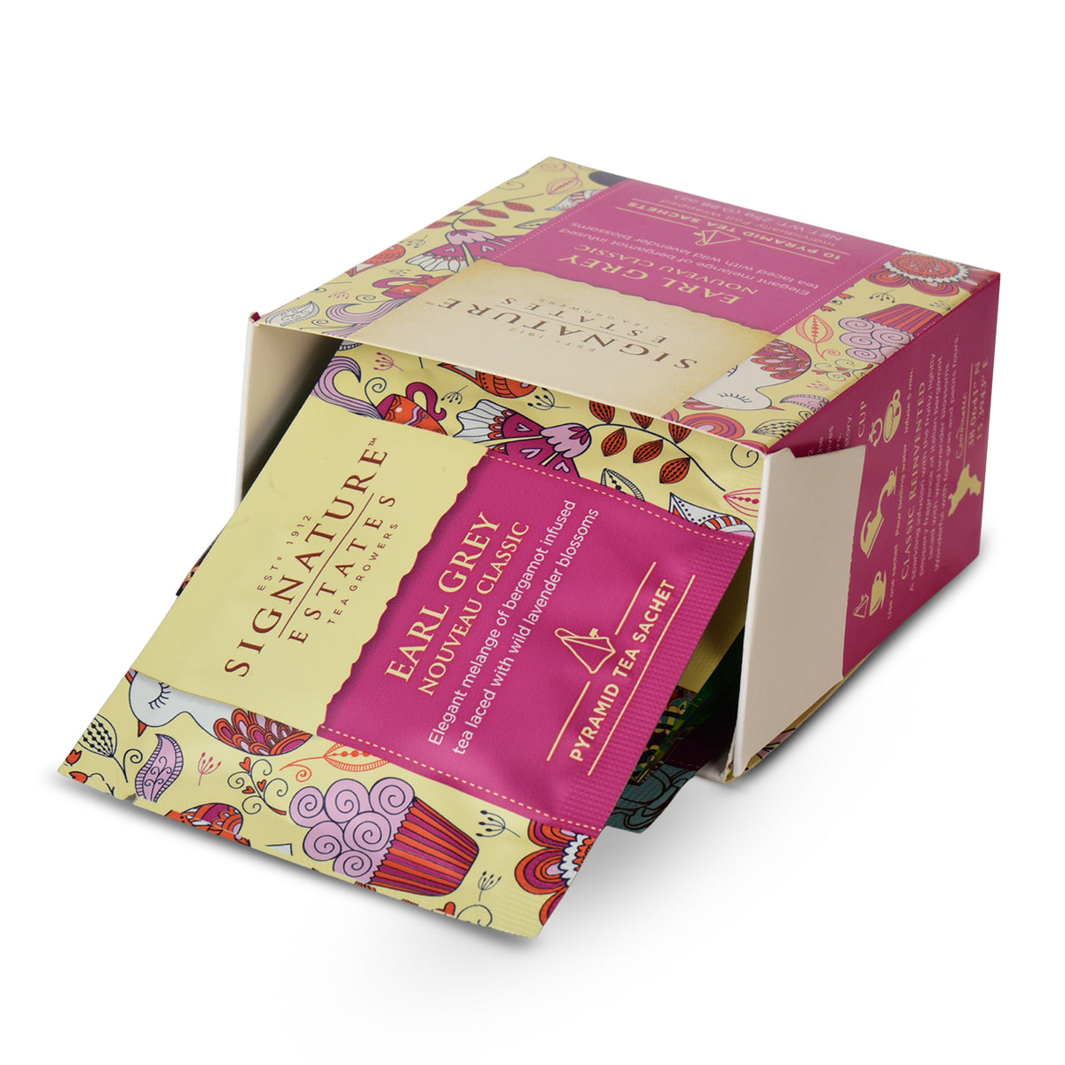 Signature Estates Earl Grey Nouveau with Bergamot & Lavender – 10 Pyramid Bags