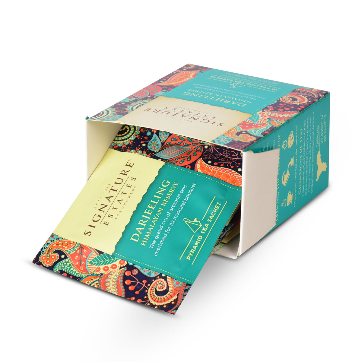 Signature Estates Darjeeling Himalayan Reserve Black Tea Bags – 10 Pyramid Bags