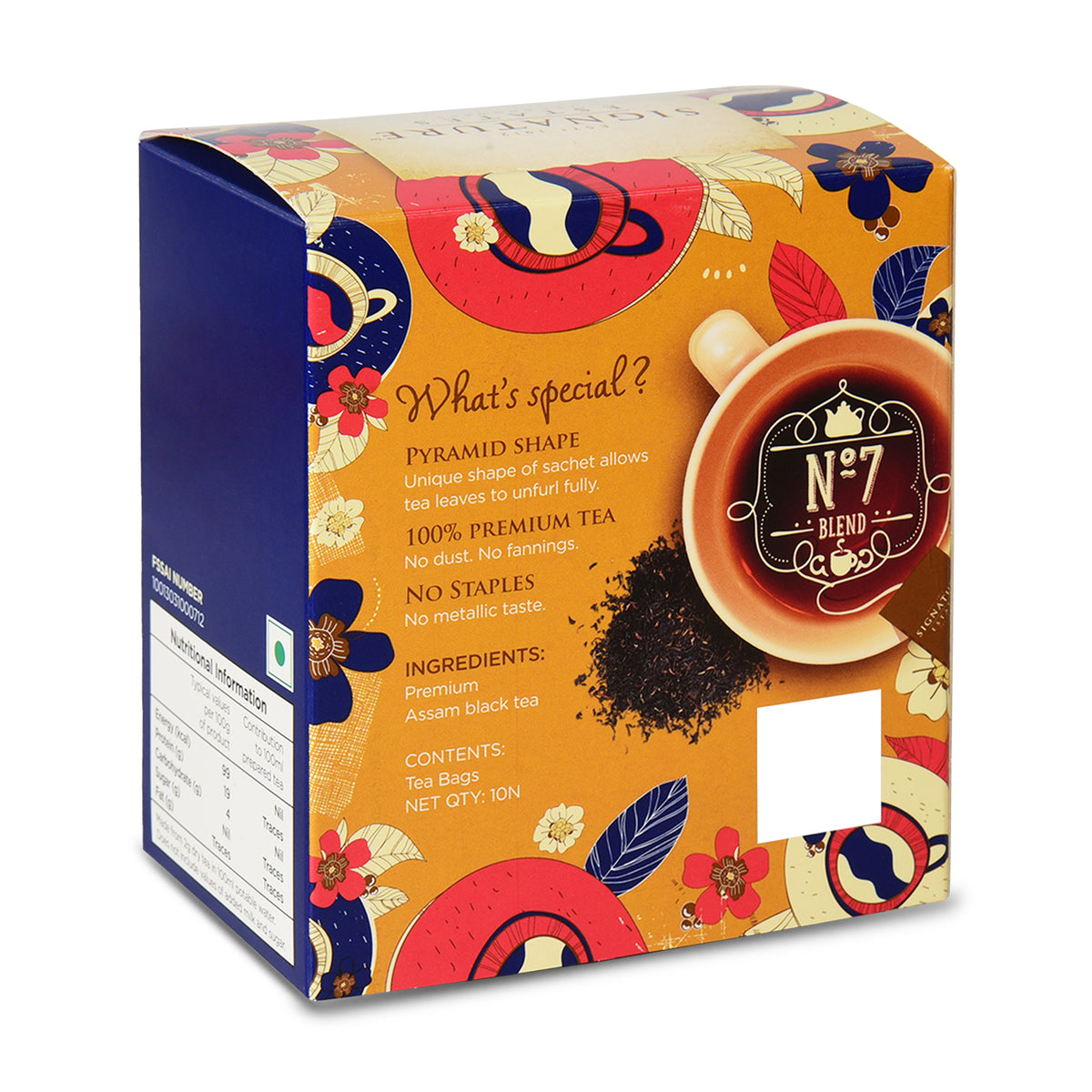 Signature Estates Assam Safari Single Origin Black Tea Bags – 10 Pyramid Bags